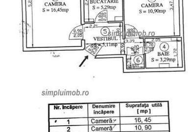 Metrou 1 Decembrie 2 Camere Mobilat Utilat - 13