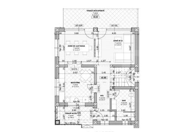 Casă tip duplex, design contemporan, ansamblu privat, zona Aerodrom Dezmir - 10