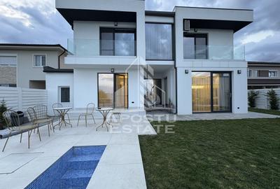 Vila de lux cu piscina incalzita de vanzare in Mosnita Noua | 4 camere - 30