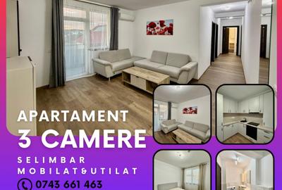 Apartamet 3 camere - Decomandat - Mobilat si Utilat - 1