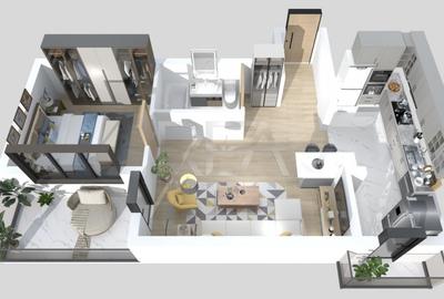 2 camere cu vedere superba Ultracentral - Mosilor - 7