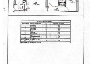 FAVORIT - 3 CAM - CENTR. PROPRIE - SPATIOS - APROAPE DE CENTRU - 12