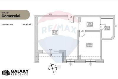 COMISION 0%| DE VANZARE| SPATIU COMERCIAL| TRACTORU|GALAXY RESIDENCE - 2