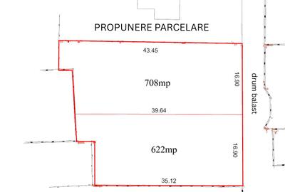 Teren de vânzare Nicolae Balcescu – 1330 mp, ideal pentru lotizare în 2 parcele - 3