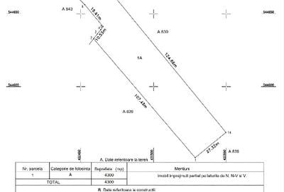 Oportunitate dezvoltare-teren  4300 mp, Captalan (Noslac), Alba - 1