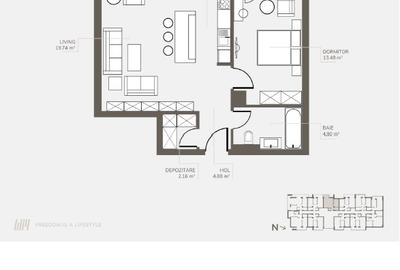 Dezvoltator, Apartament doua camere open space , Welmont/Rokman - 6