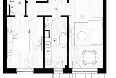 Apartament premium 2 camere vedere spre lac lift si parcare in Tiglari - 10