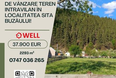 De vânzare teren intravilan în localitatea Sita Buzăului! - 1