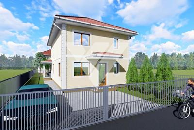 Casa noua individuala 4 camere si teren 320 mp zona Primarie Selimbar - 2