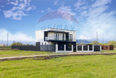 Vila moderna cu 4 camere,  P+E - teren 501 mp - 1