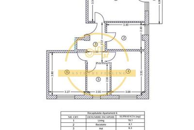 Apartament cu 3 camere/ 68 mp/ zona Miroslava - 8