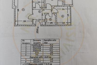 Apartament spațios 3 camere in Mioveni ultracentral - 3