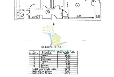 OCAZIE! Apartament 2 camere, 66 mp, UNIRII /Horoscop, bloc monolit - 10