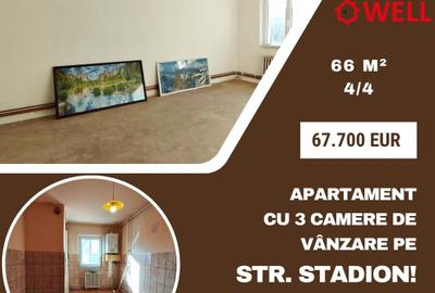 Apartament cu 3 camere de vânzare pe strada Stadionului! - 1