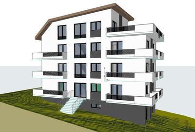 Vanzare teren cu autorizatie bloc 7 apartamente - Rediu - 1