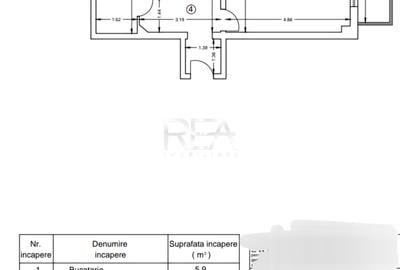 Garsoniera 14/14, bloc 1979, anvelopat, 39mp-Lujerului - 8