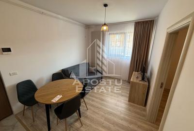 Apartament cu 2 camere semidecomandat, mobilat în Giroc