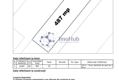 Teren Construcții intravilan de 487 mp, în Breazu