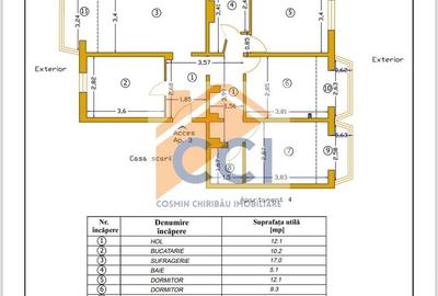DE VÂNZARE – APARTAMENT 4 CAMERE, BISTRIȚA LAC - 34