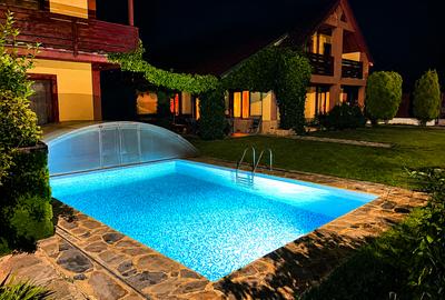 Proprietate cu doua corpuri de locuit, piscină, foisor, complet funcțională - 1