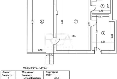 2 camere curte si terasa 102 mp Ultracentral - 10