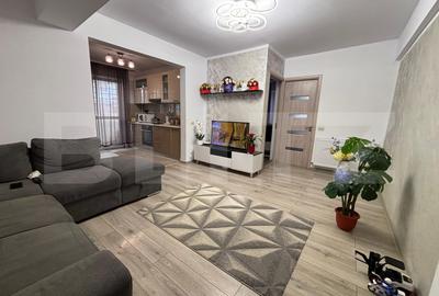 Apartament cu 2 camere semidecomandat, mobilat în Valea Lupului