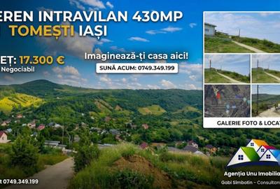 Teren Construcții intravilan de 430 mp, în Central