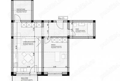 Apartament tip studio 2 camere Sanpetru - 9