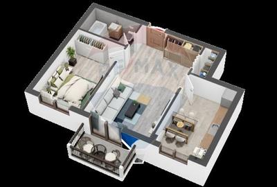 Apartament cu 2 camere decomandat în Șelimbăr