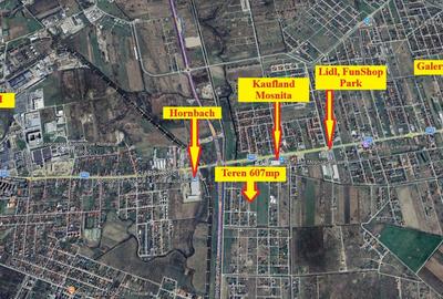 607mp | Teren Mosnita, spate Kaufland | Toate utilitatile - 7
