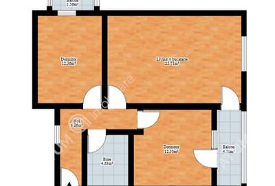 Apartament 3 camere decomandate 2 balcoane zona Brana Selimbar - 7