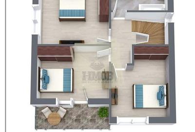 Casa de lux cu 4 camere 2 bai balcon 2 parcari in Selimbar - 24