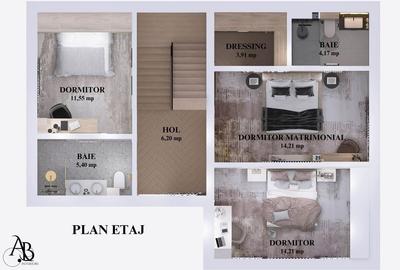 Casă individuală nZEB, 194 mp utili, teren 468 mp, Dezmir - 5