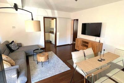 Apartament cu 3 camere decomandat, mobilat în Herăstrău