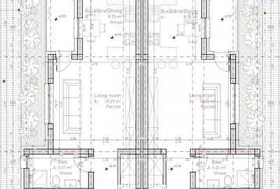 Duplex cu 3 camere si teren de 247 mp de vanzare in localitatea Sacalaz - 22