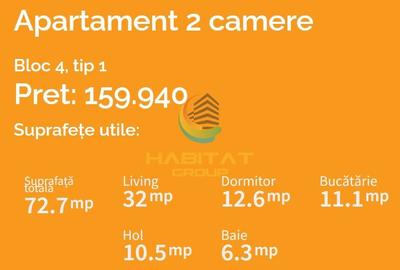 Apartament 2 camere metrou Grigorescu cladire boutique Nou - 11