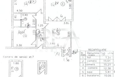 Apartament 3 camere, zona Dacia - 11