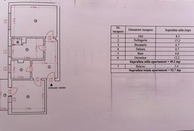 APARTAMENT 2 CAMERE, ZONĂ CENTRALĂ – TRIBUNALUL VECHI, 60.000 EURO - 12