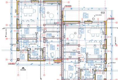 Proiect autorizat 4 duplexuri (8 unitati) – teren intravilan 2700 mp Chinteni - 3