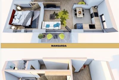 Apartament cu 4 camere semidecomandat în Someșeni