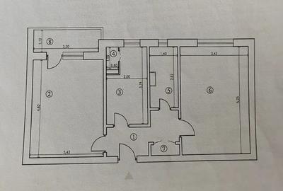 Apartament 2 camere decomandat , Nicolina, etaj intermediar - 1
