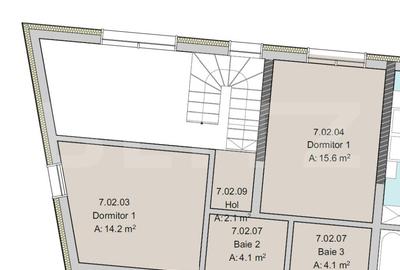 Apartament 3 camere 3 Bai 2 Nivele, 93 mp, Terasa 36 mp, Imobil Nou - 3