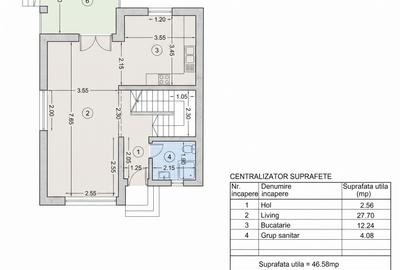 Casa 4 camere 110mp | 0 comision | Tunari | mobilat utilat | 350mp teren - 5