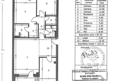 Vanzare Apartament 3 Camere Barbu Vacarescu, Tei, Estia Residence - 22
