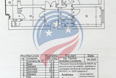 Apartament cu 3 camere decomandat în Rovine