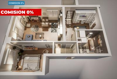 Comision 0%! Apartament cu 3 camere, 63mp utili!!! - 1