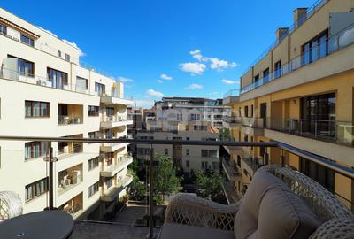 Apartament cu 4 camere semidecomandat, mobilat în Herăstrău