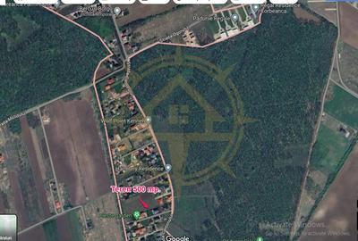 DOM00437 - De vanzare teren intravilan 500 mp langa padure - 2