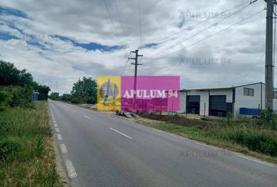 Săbăreni, teren 1900 mp, stradal, hală depozitare, productie, comert - 1