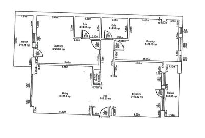Apartament 3 camere de lux - 115 mp utili - etajul 1 - Calea Dumbravii / Sibiu - 11